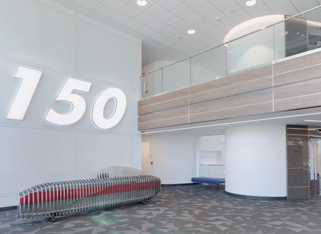 Hauppauge, NY - Front Lobby of the Benefits Planning Corporation Office in Hauppauge New York